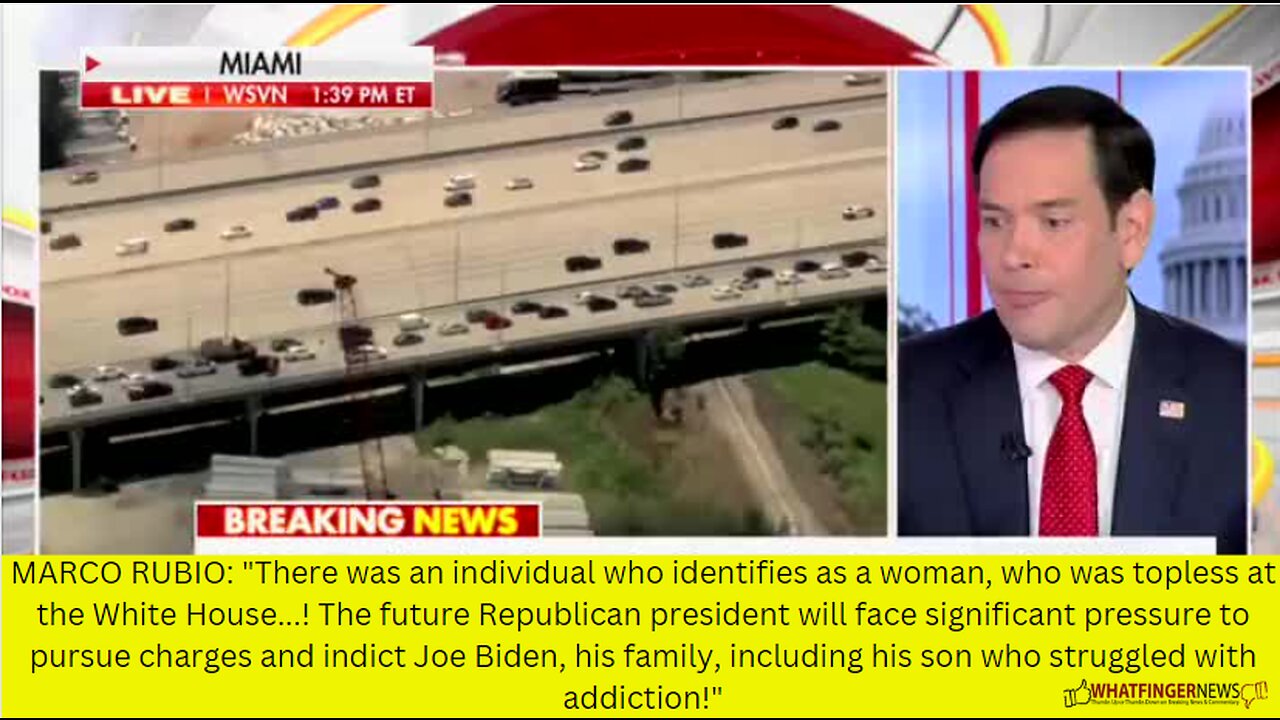 MARCO RUBIO: There was an individual who identifies as a woman