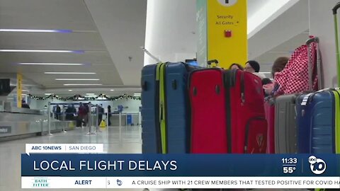 Some flights at San Diego Airport delayed