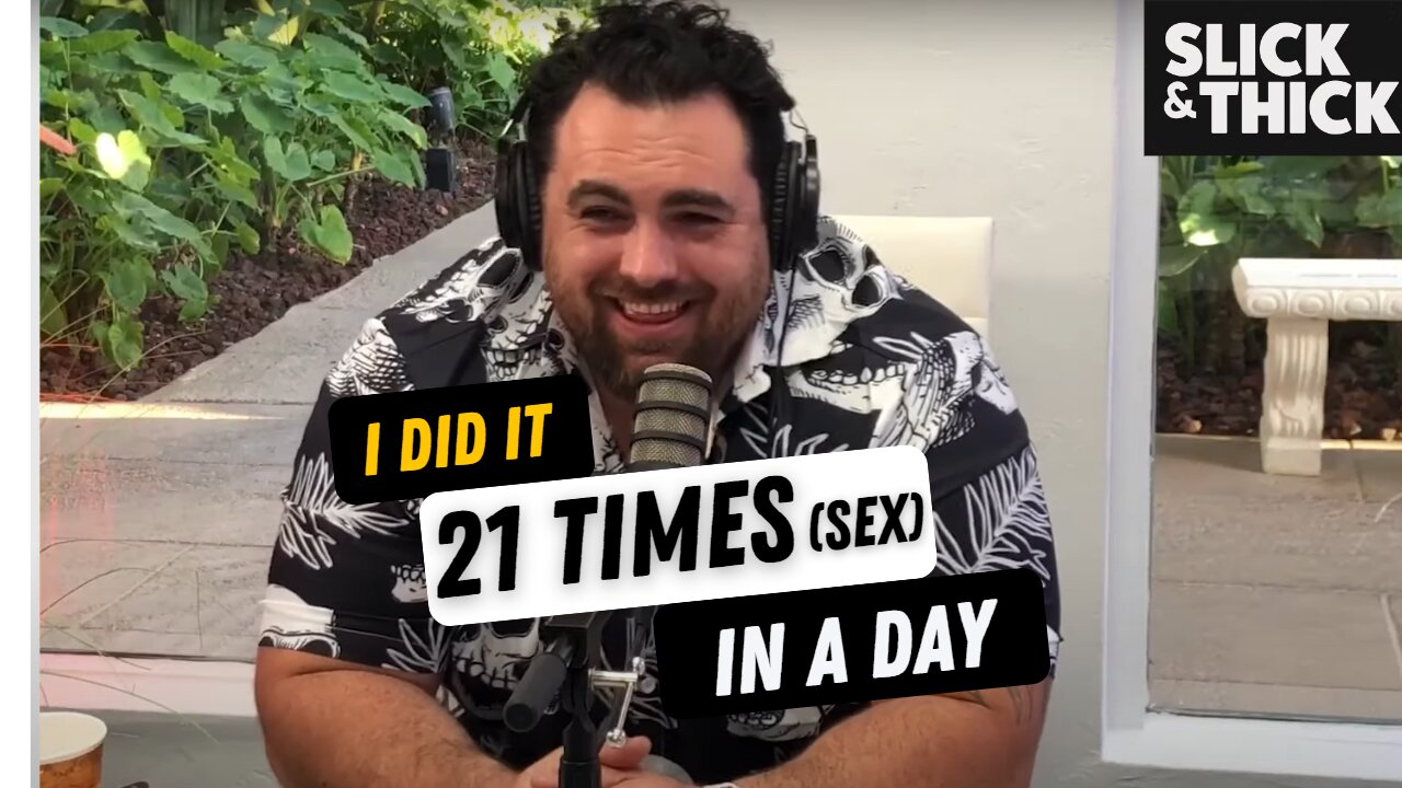 "I did it 21 times(sex) in a day" @GerardMichaels