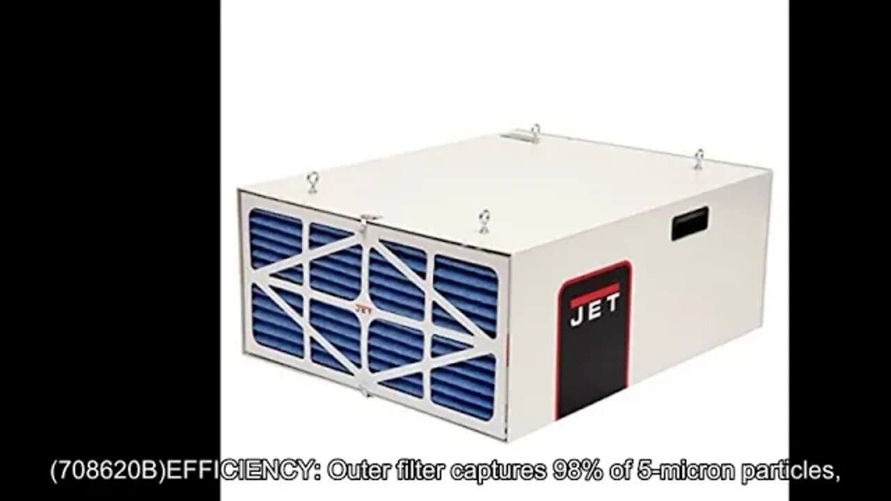 JET AFS-1000B Air Filtration System with Remote Control (708620B)