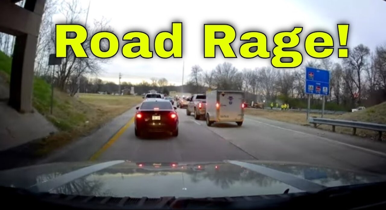 Road Rage Crash | Dash Cam Footage