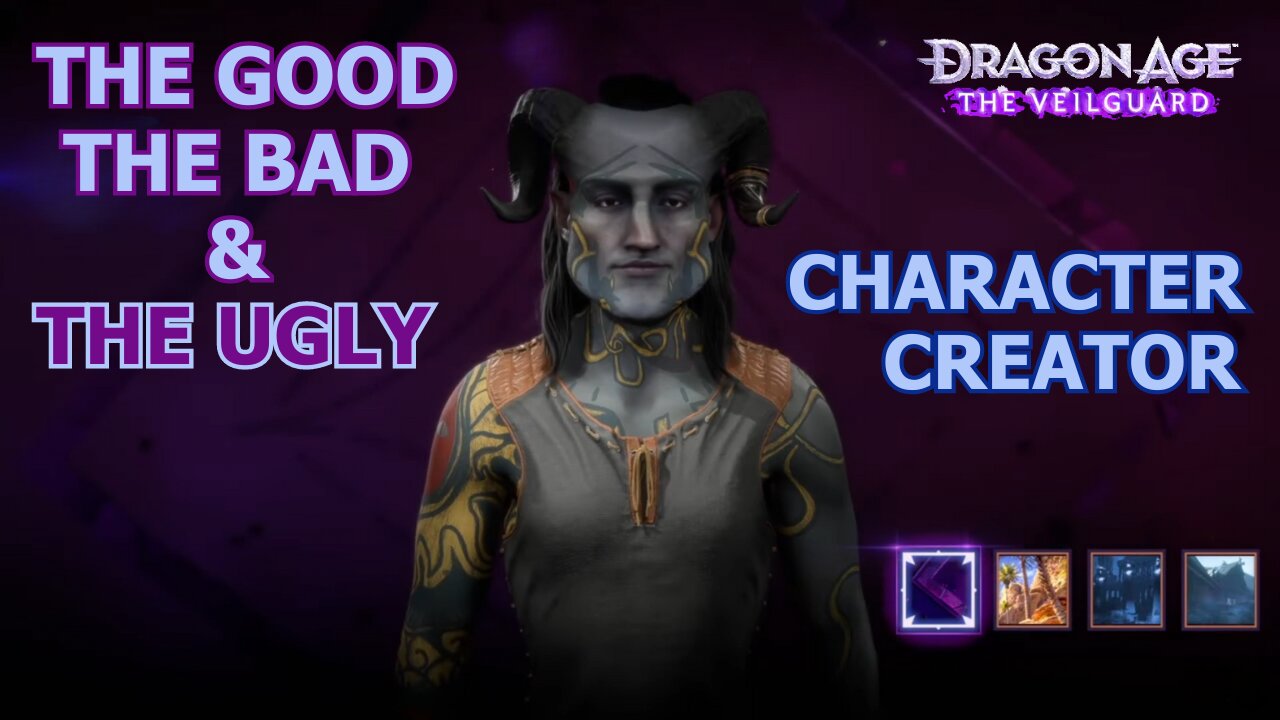 Dragon Age: The Veilguard - CHARACTER CREATOR - Weird, weird...