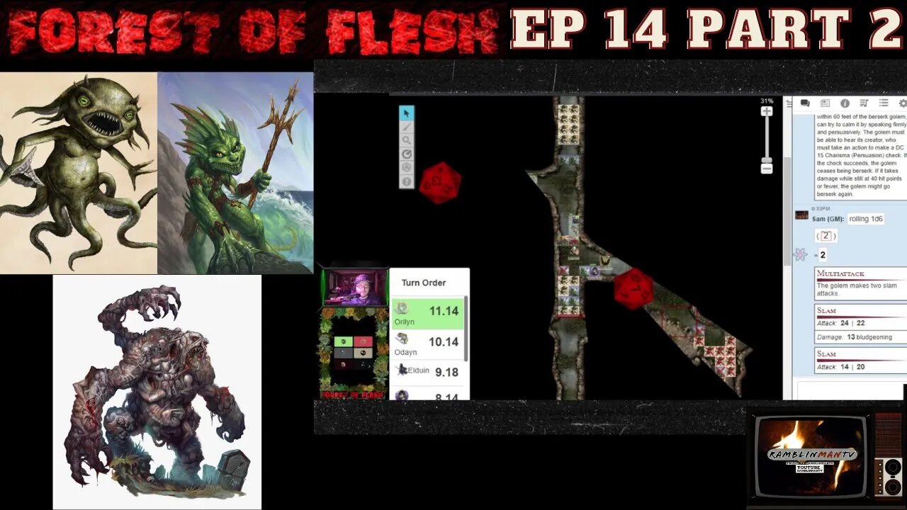 Forest of Flesh Episode 14 (Part 2) | Hallway of Horrors | DnD5e