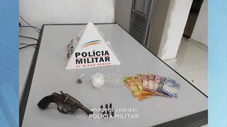 Periquito: Polícia Militar prende homem e apreende revólver e matérias no Distrito de Pedra Corri