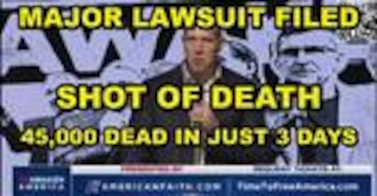 BREAKING: BACKLASH LAWSUIT AGAINST DEATH SHOT, BILL & GEORGE TEAM UP IN CONVID TESTING
