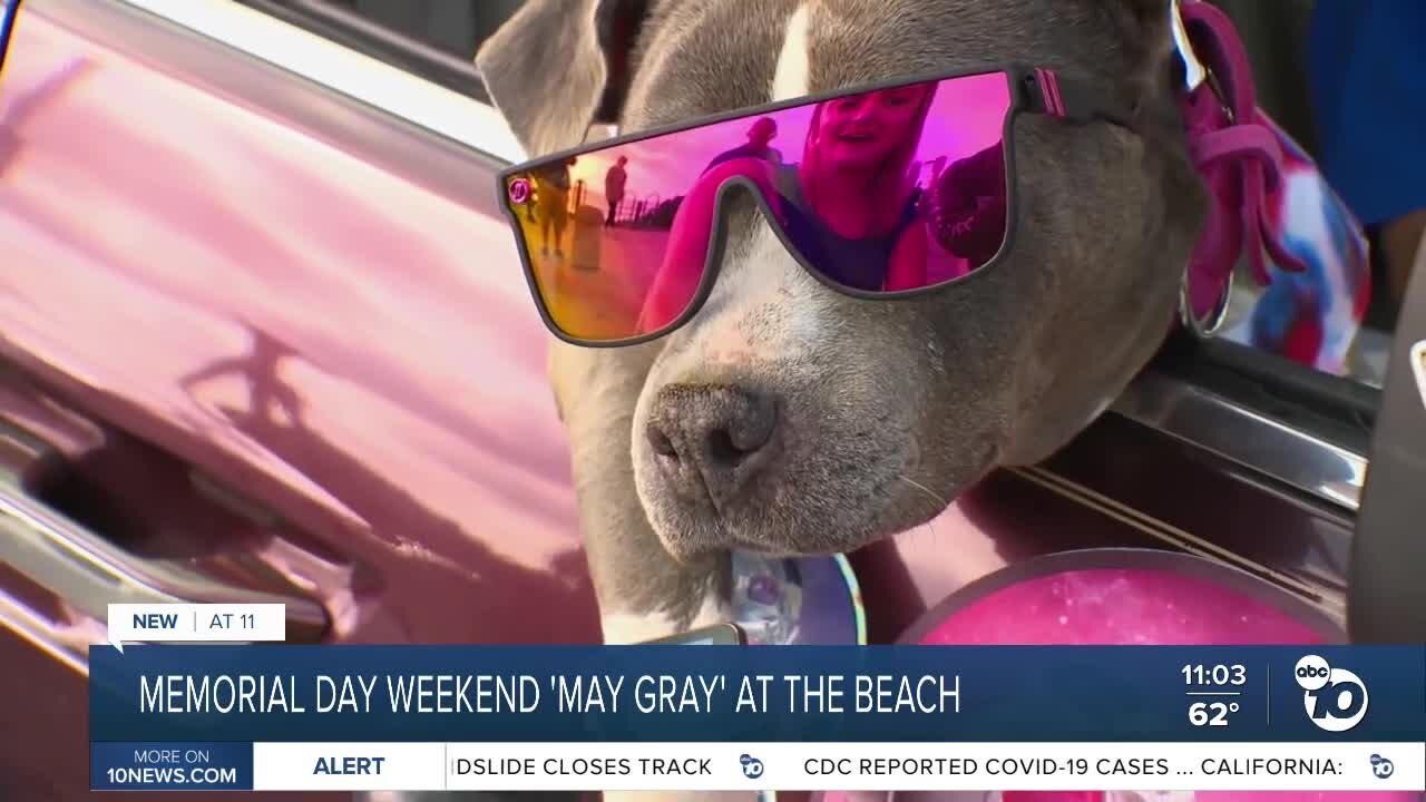 Memorial Day weekend kicks off with 'May Gray' weather at San Diego beaches