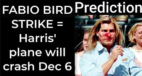 Prediction - FABIO BIRD STRIKE = Harris’ plane will crash Dec 6