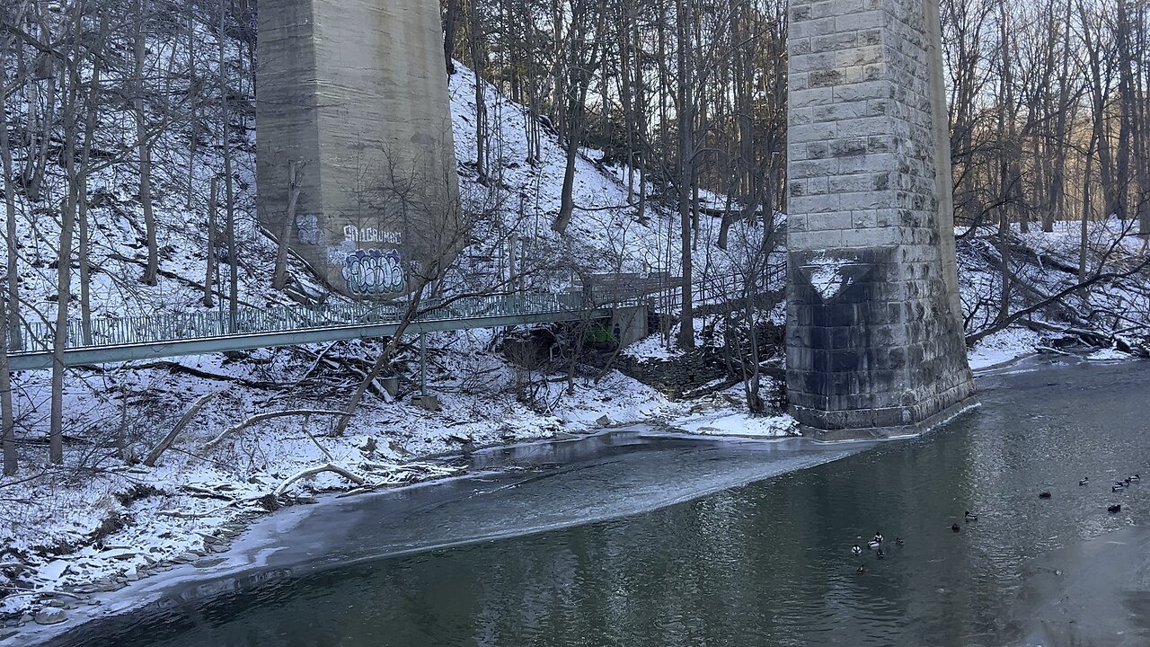 Humber River panoramic view Toronto