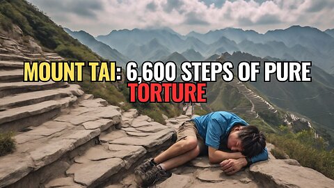 Mount Tai: 6,600 Steps of Pure Torture