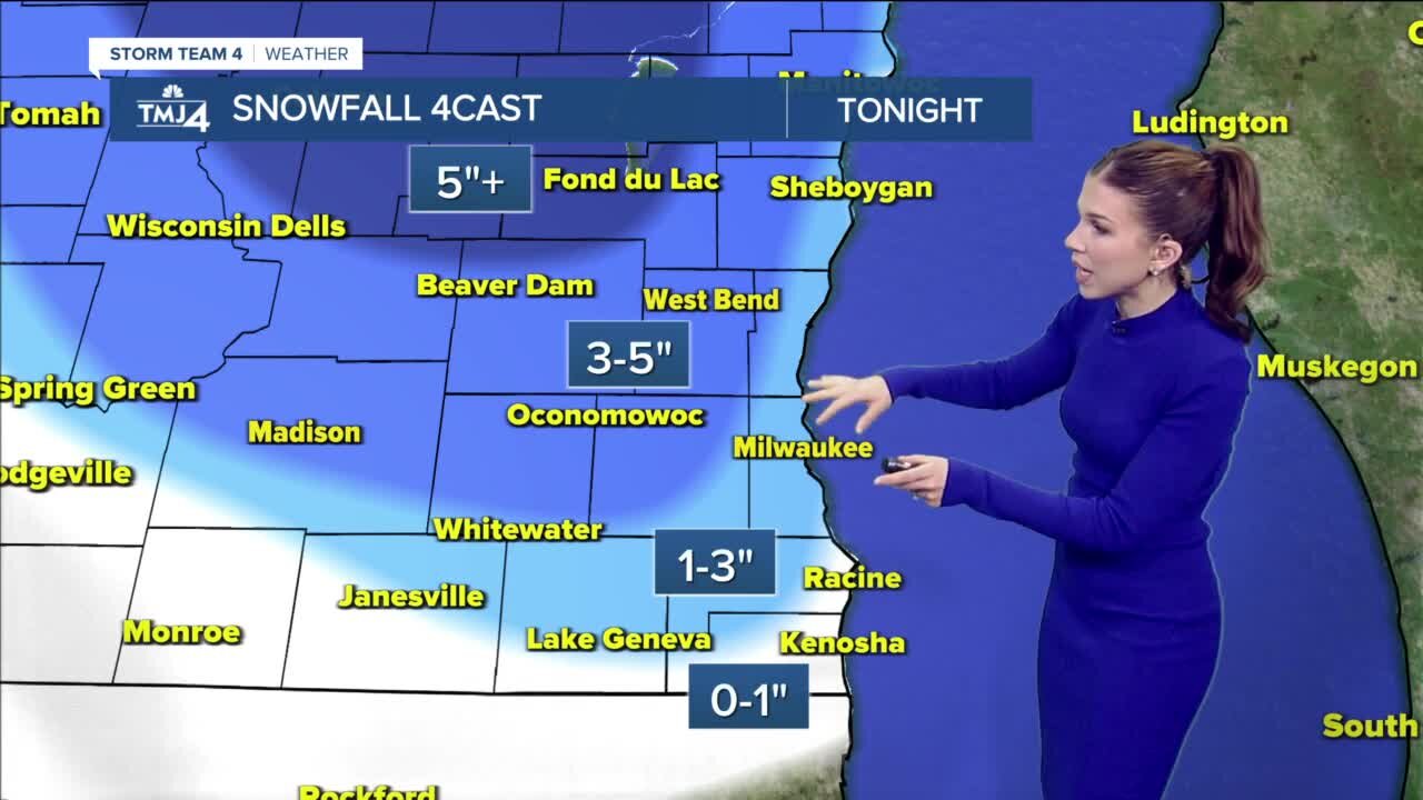 Rain expected Wednesday, snow moves in overnight