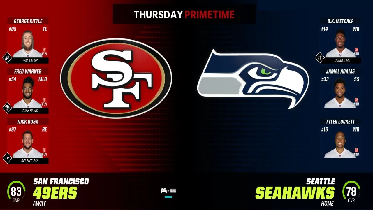 Madden 23 49ers Vs Seahawks Week 15 Cpu Vs Cpu