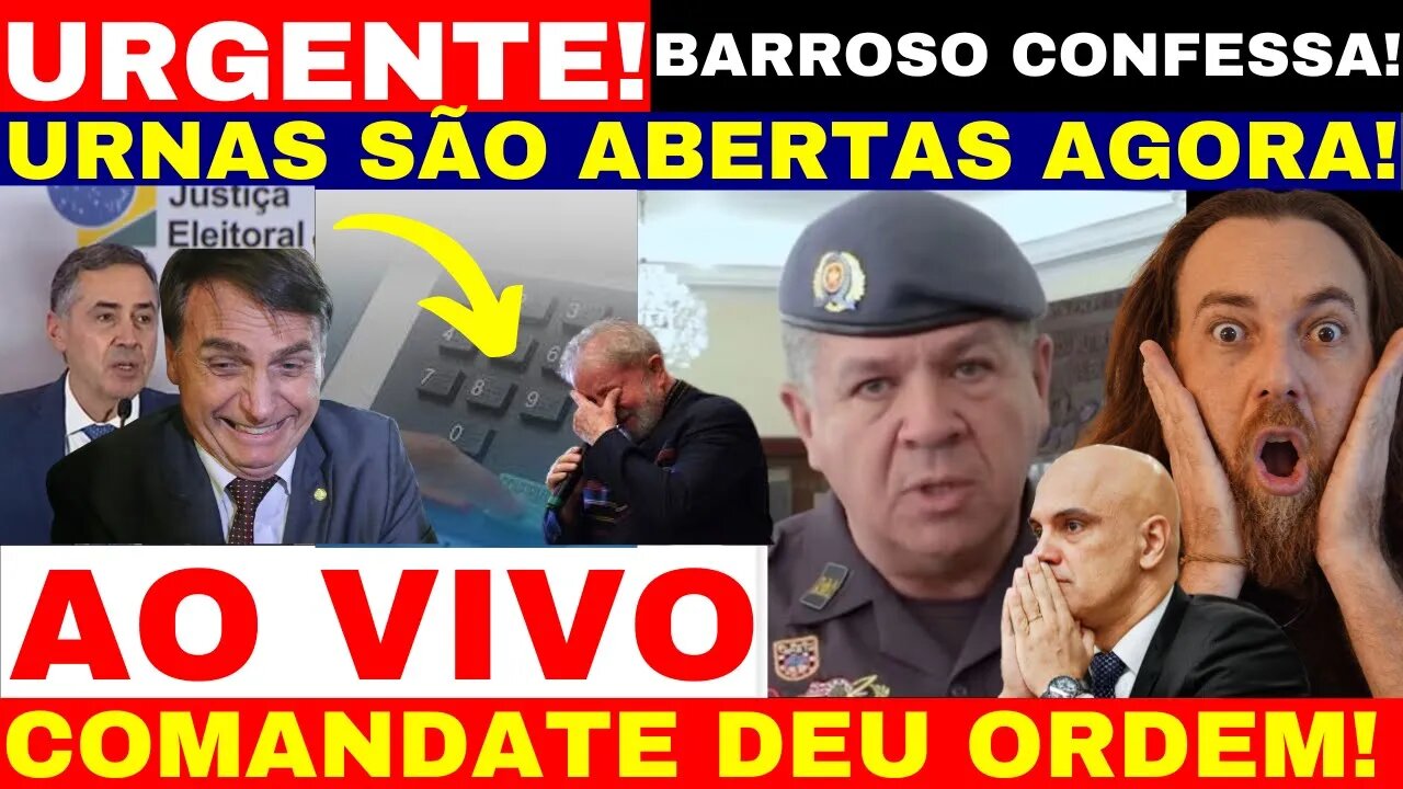 BAROSO CONFESSOU E COMANDANTE DEU ORFENS PRA TROPAS! E INSPEÇÃO SENDO FEITA NAS URNN4S BOLSONARO