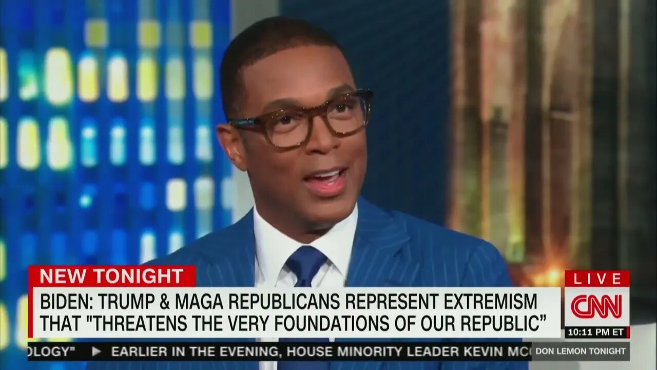 Don Lemon stumbles into a "but Trump" defense - 9/2/22