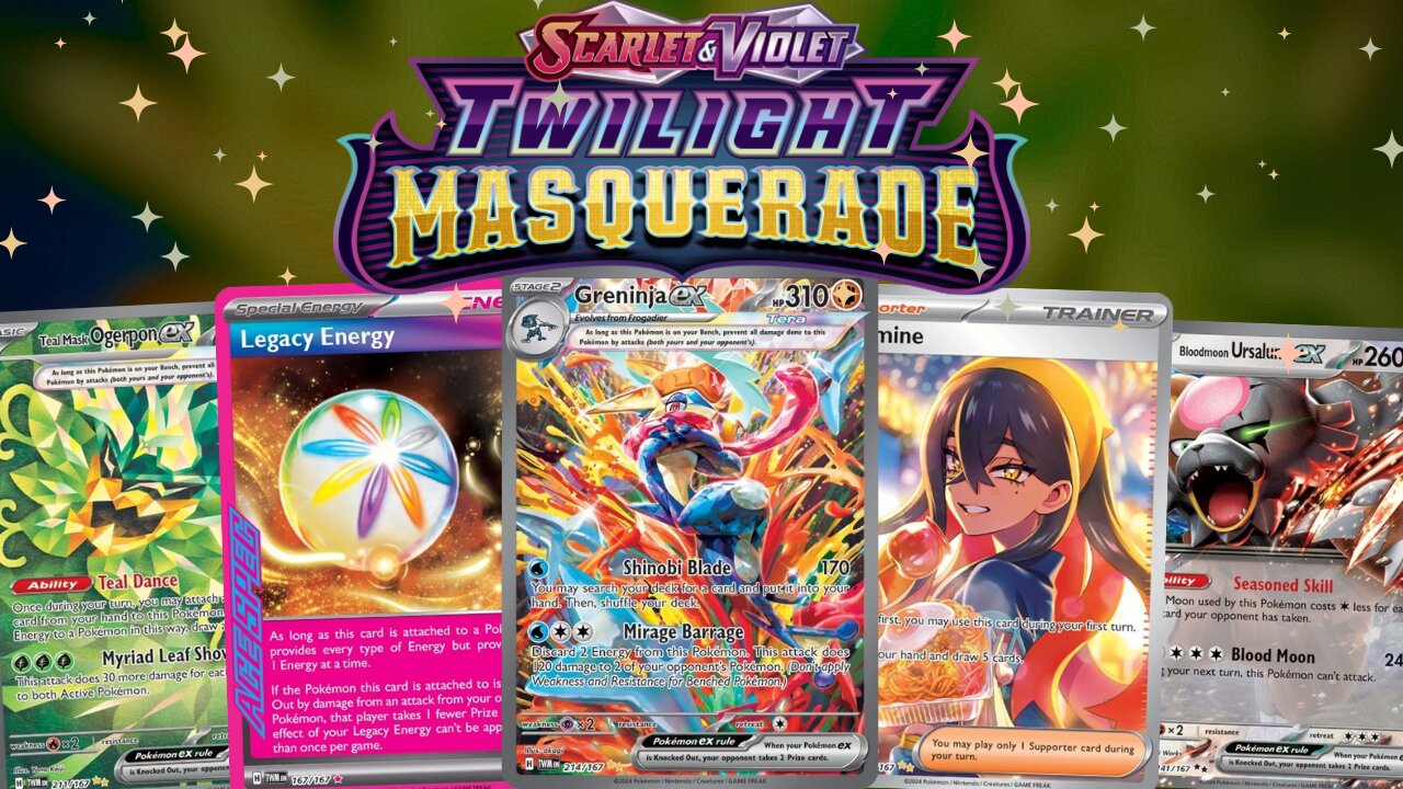 Top 10 Twilight Masquerade Pokemon Cards!