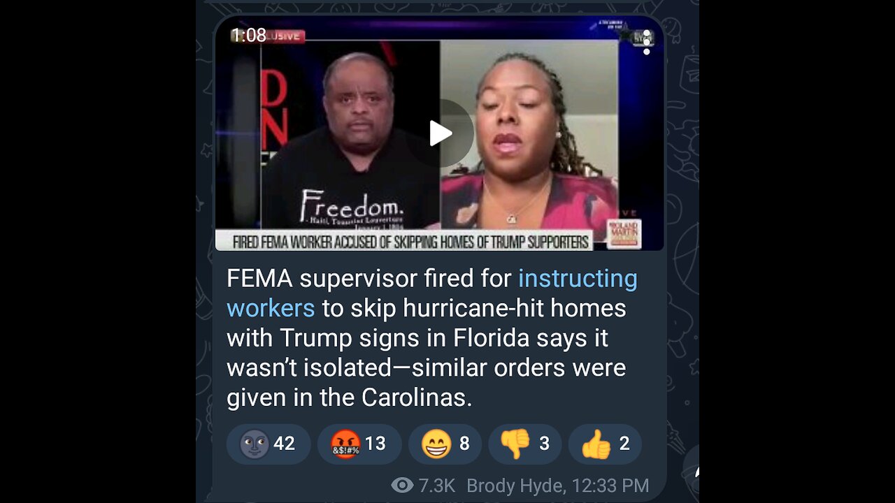 News Shorts: FEMA Supervisor versus Conservatives