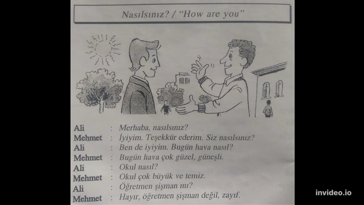 Lesson 1B "A Practical Course in Turkish"