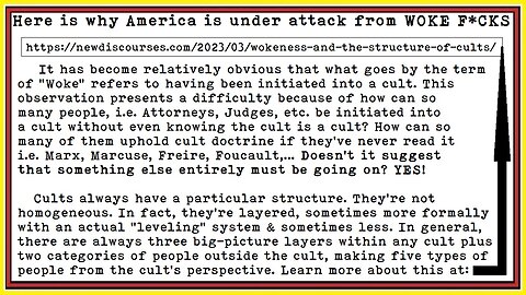 Here is why America is under attack from WOKE F*CKS