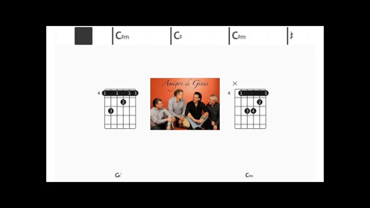 Amigos de Gines - Algo se muere en el Alma - (Chords & Lyrics like a Karaoke)