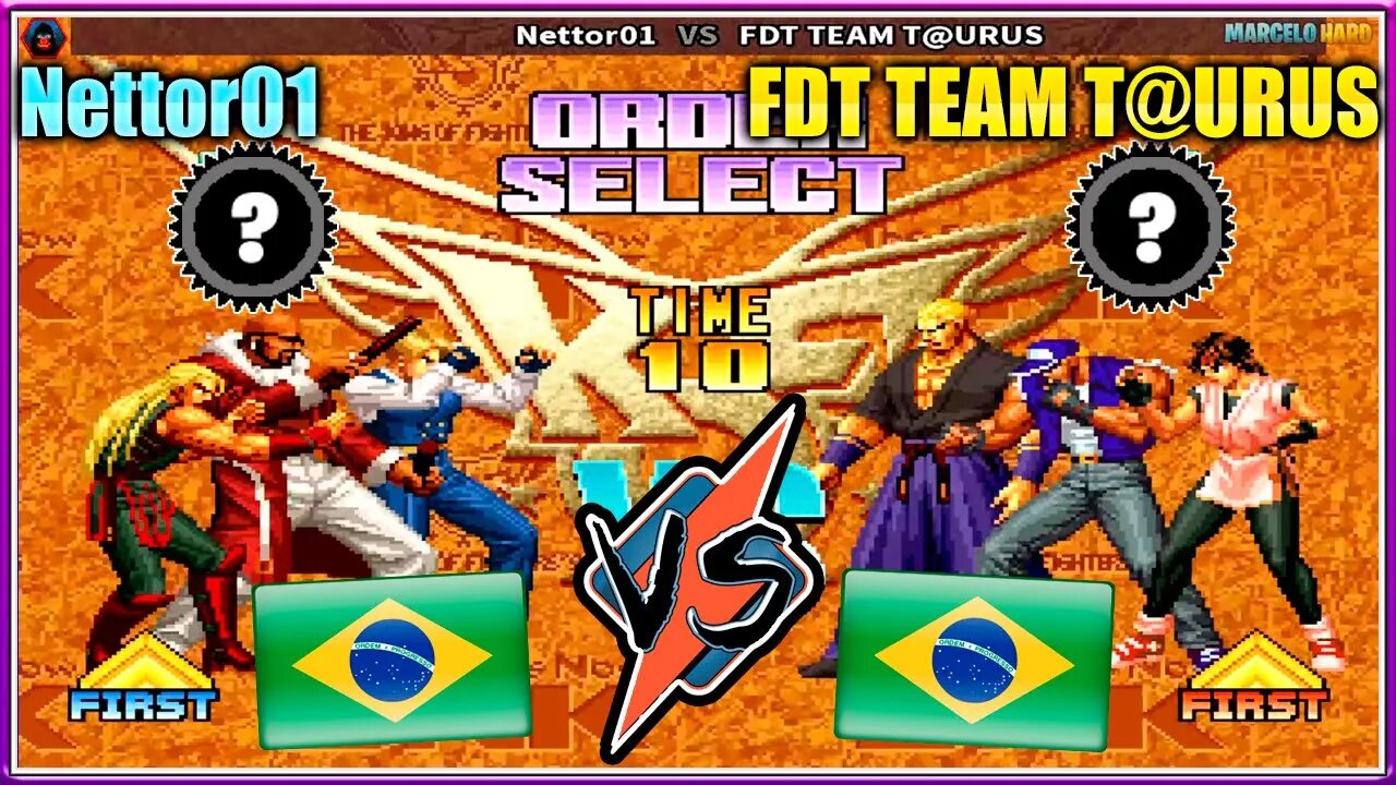 The King of Fighters '96: The Anniversary Edition (Nettor01 Vs. FDT TEAM T@URUS) [Brazil Vs. Brazil]