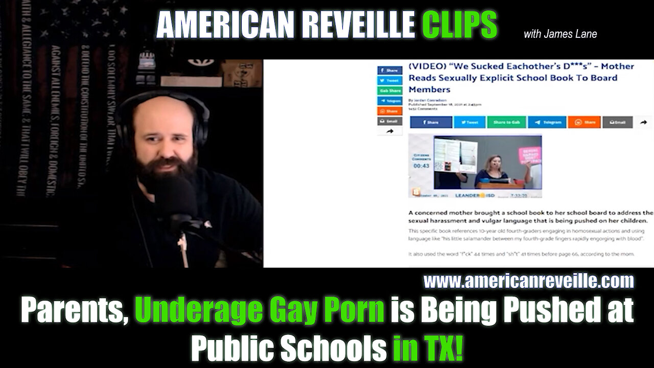 Parents, Underage Gay Porn is Being Pushed at Public Schools in TX!