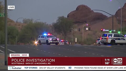 Scottsdale intersection blocked due to 'police situation'