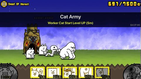 The Battle Cats - Weekend Stage/XP Stage - Sweet XP (Normal)