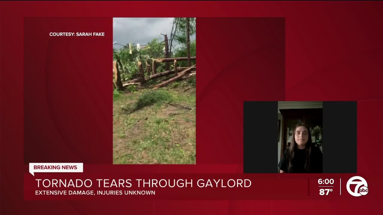 Tornado tears through Gaylord