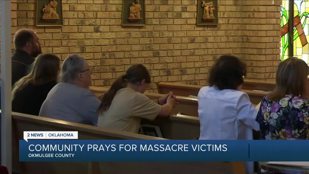 Community Prays For Massacre Victims
