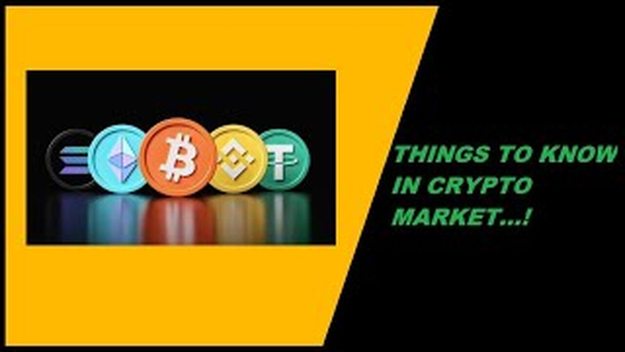 THINGS TO KNOW IN CRYPTO MARKET | BITCOIN | CRYPTO FUTURE | GAMBLING VS INVESTING | RESEARCH |