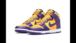 Nike Dunk High LA Lakers Edition