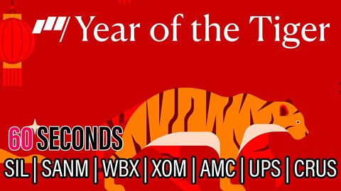 🏮 60 Seconds: $SI $SANM $WBX $XOM on Tiger 🐅 Blood💪 $AMC $UPS $CRUS see you on TV 📺 @MarketRebels