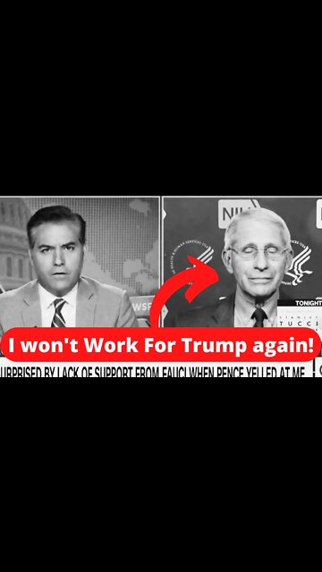 NEW: Fauci says if Trump is reelected, he would not continue to serve as W.H Chief Medical Advisor