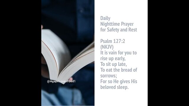 A Nighttime Prayer for Safety and Rest #Shorts