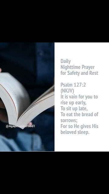 A Nighttime Prayer for Safety and Rest #Shorts