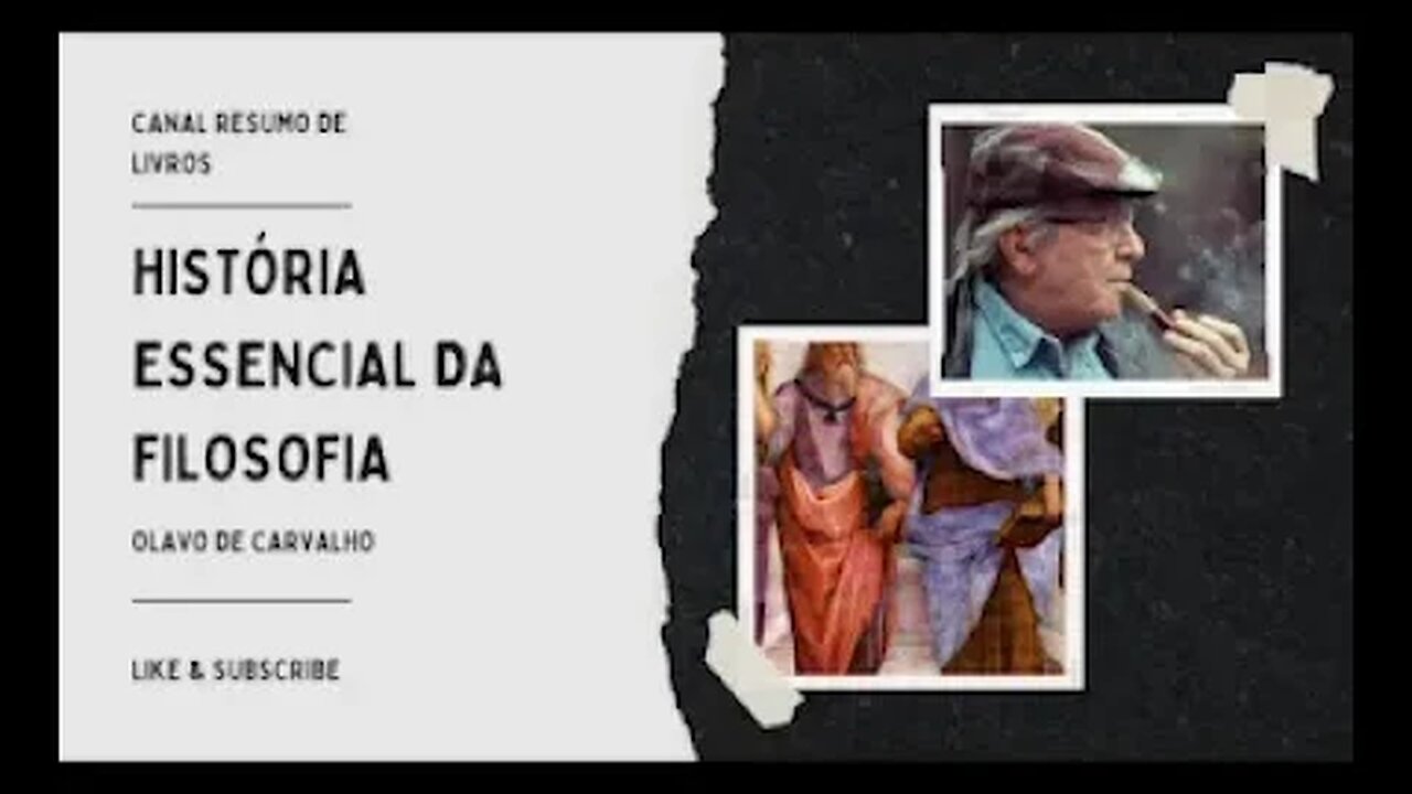 História da Filosofia do Olavo para eu ouvir em 2x no Youtube - Parte 17