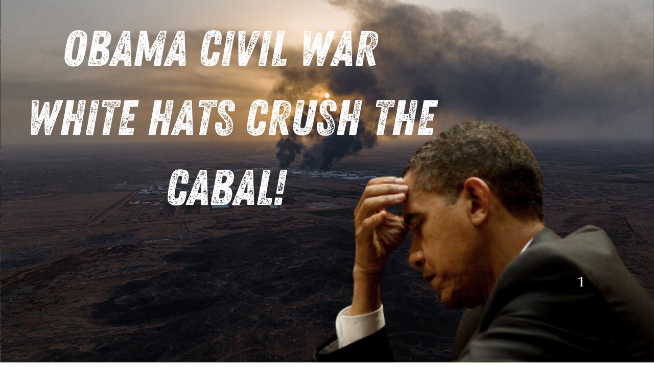 Situation Update: Obama Civil War - White Hats Crush The Cabal!!! Dec 10