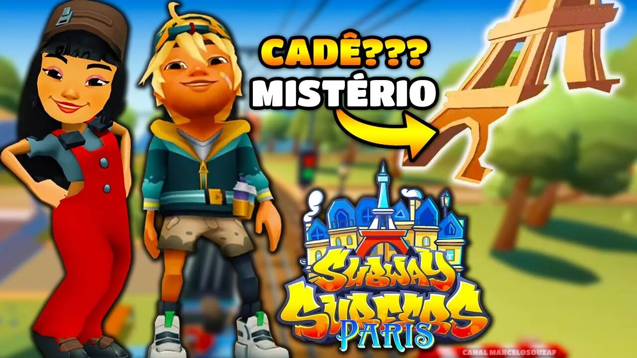 Subway Surfers Paris 2021 sem a Torre Eiffel