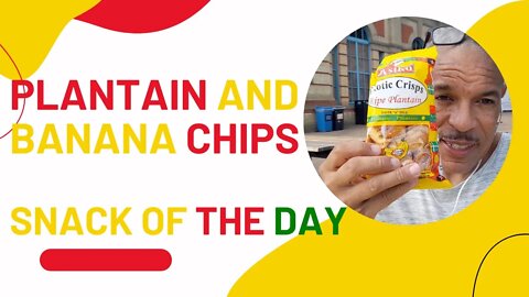 Plantain chips and Powerade | Snack of the day