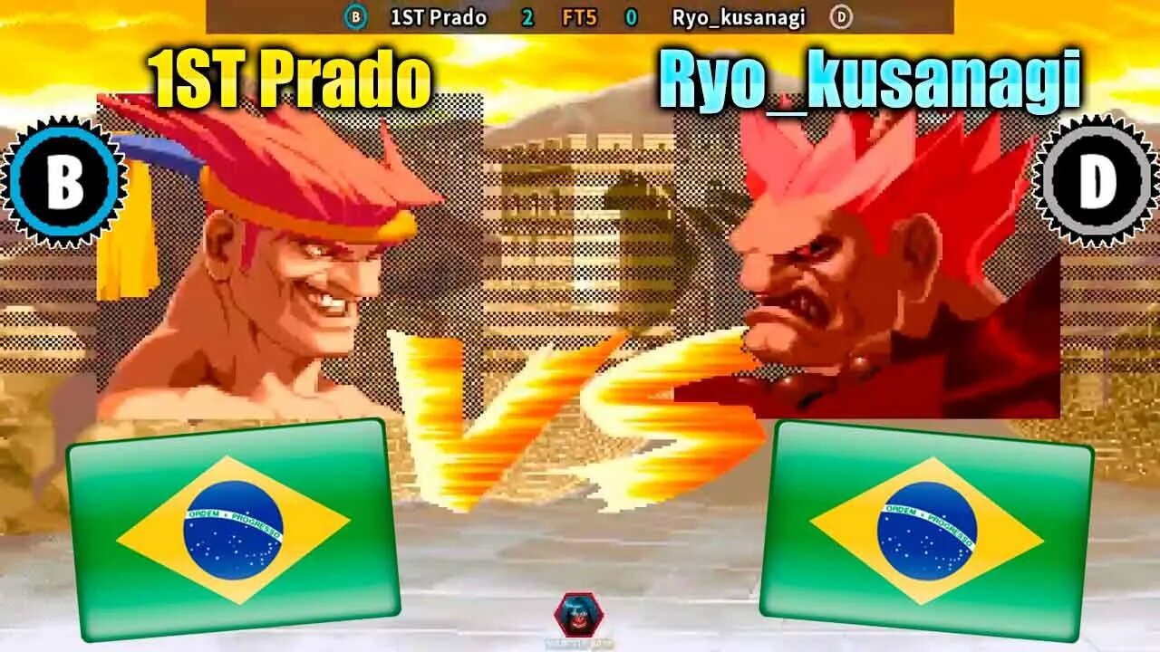 Street Fighter Alpha: Warriors Dreams (1ST Prado Vs. Ryo_kusanagi) [Brazil Vs. Brazil]