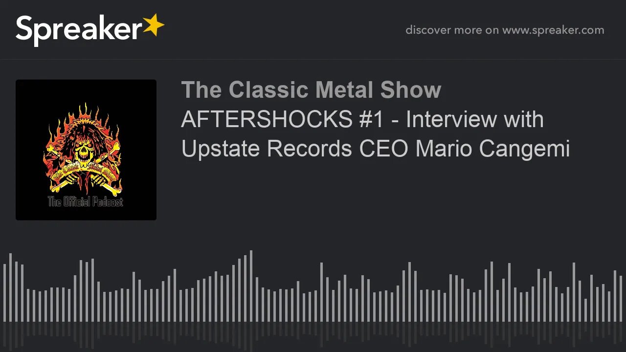 AFTERSHOCKS #1 - Interview with Upstate Records CEO Mario Cangemi