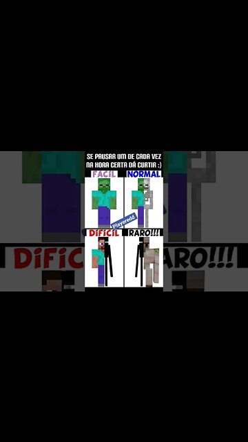 MINECRAFT: PAUSE JÁ HORA CERTA #shorts