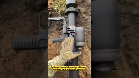 Appreciation for German Panzerfaust 3 anti-tank grenade launchers #shorts #war #army #ukraine