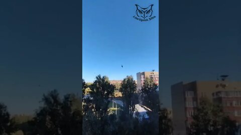 Su 25 VKS attack aircraft fly home after working out on the positions of the AFU