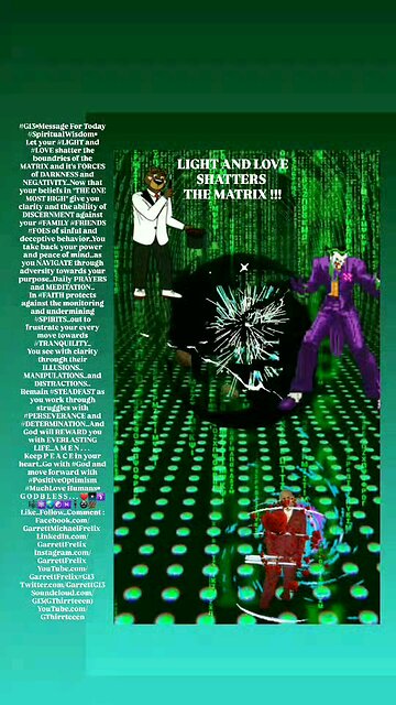 LIGHT AND LOVE SHATTERS THE MATRIX▪︎