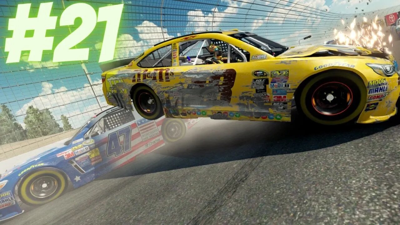 WE'RE ACTUALLY KISSING A LOBSTER?! Kyle Busch NASCAR 15 Season: Episode 20