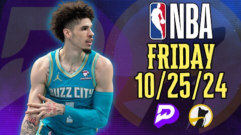 🏀 BEST NBA PLAYER PROPS | FRIDAY | 10/25/24 | 6 PICKS | BASKETBALL | TODAY | PRIZEPICKS | UNDERDOG
