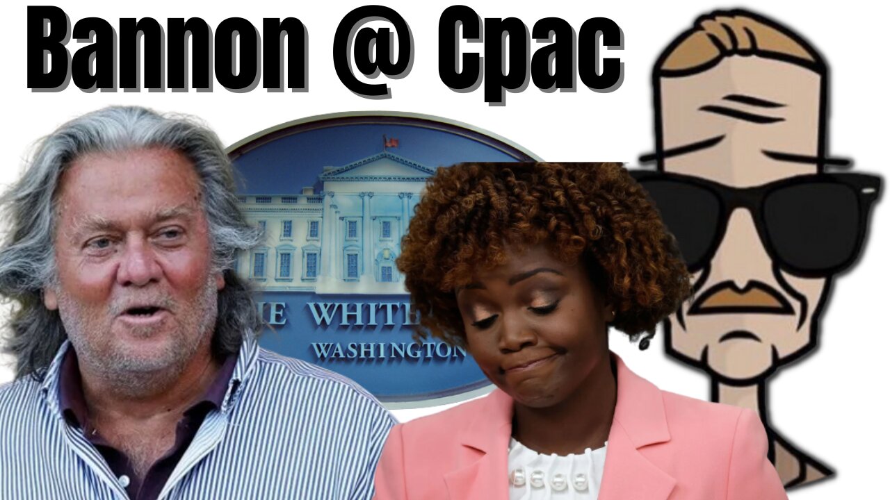 Bannon at Cpac | White House Press Briefing | Trump 2024 | LIVE STREAM 2024 Election | LIVE