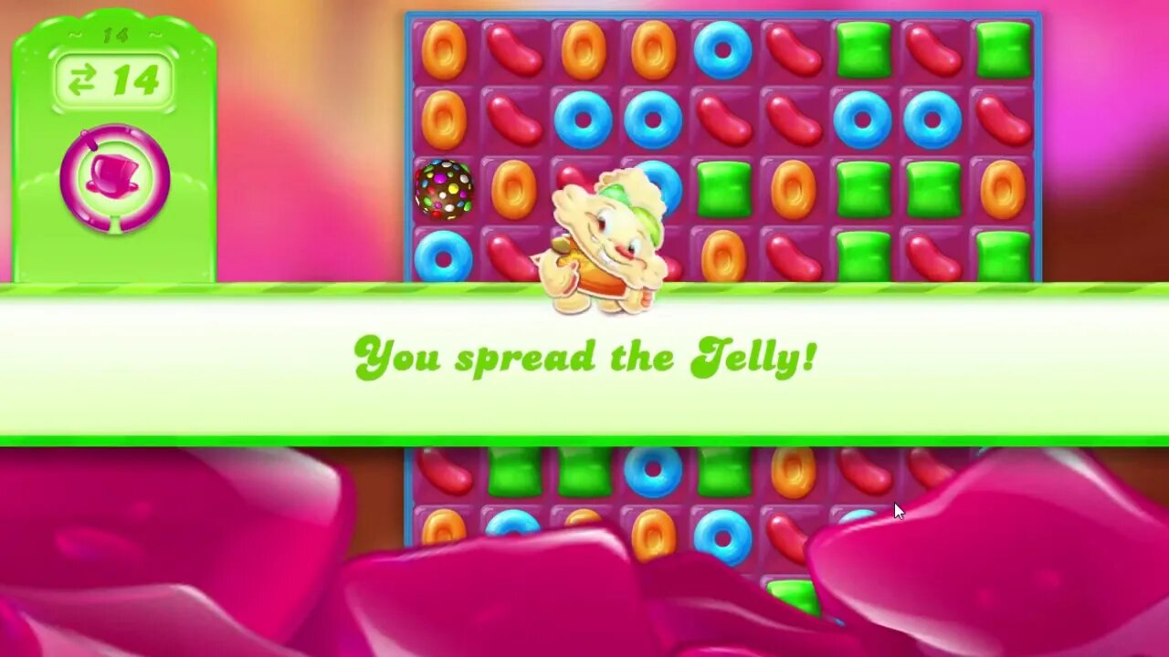 Candy Crush Jelly Saga Level 14
