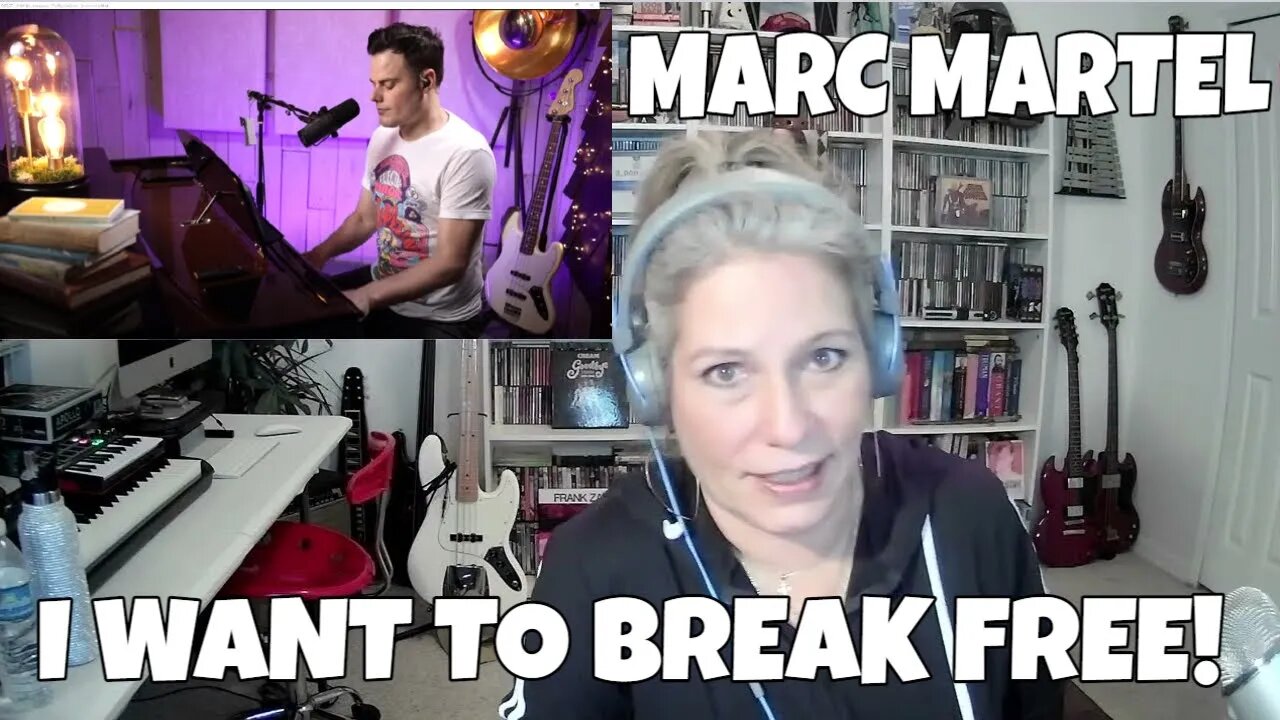 Marc Martel Reaction I WANT TO BREAK FREE LIVE! Marc Martel TSEL Queen Cover TSEL reacts!