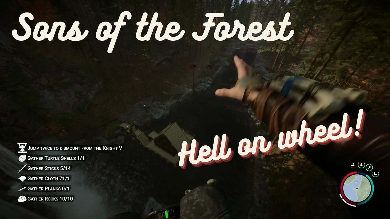 Sons of the Forest's new unicycle is sick!